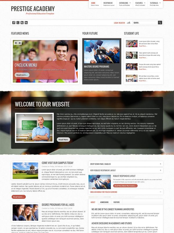 S5 Prestige Academy шаблон Joomla S5 Prestige Academy шаблон Joomla скачать